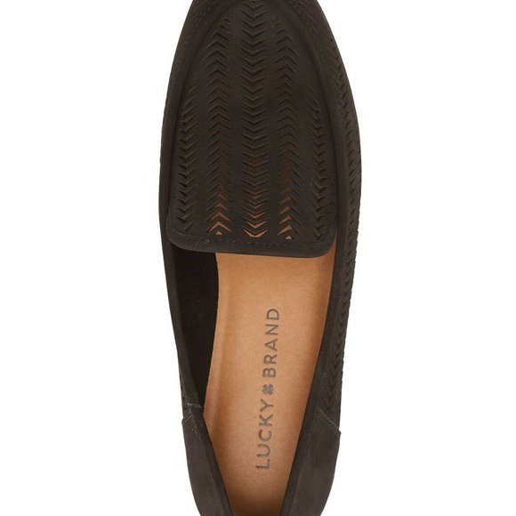 NIB LUCKY BRAND New in Box Women's Sz 5 Camdyn Loafer Flat Size 5 Pretty Black - Picture 3 of 4